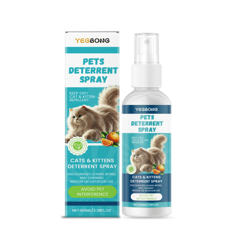Effective Cat Anti-Scratch Spray - Indoor Furniture & Sofa Protection, Exclusion Zone Setup to Prevent Pet Scratching
