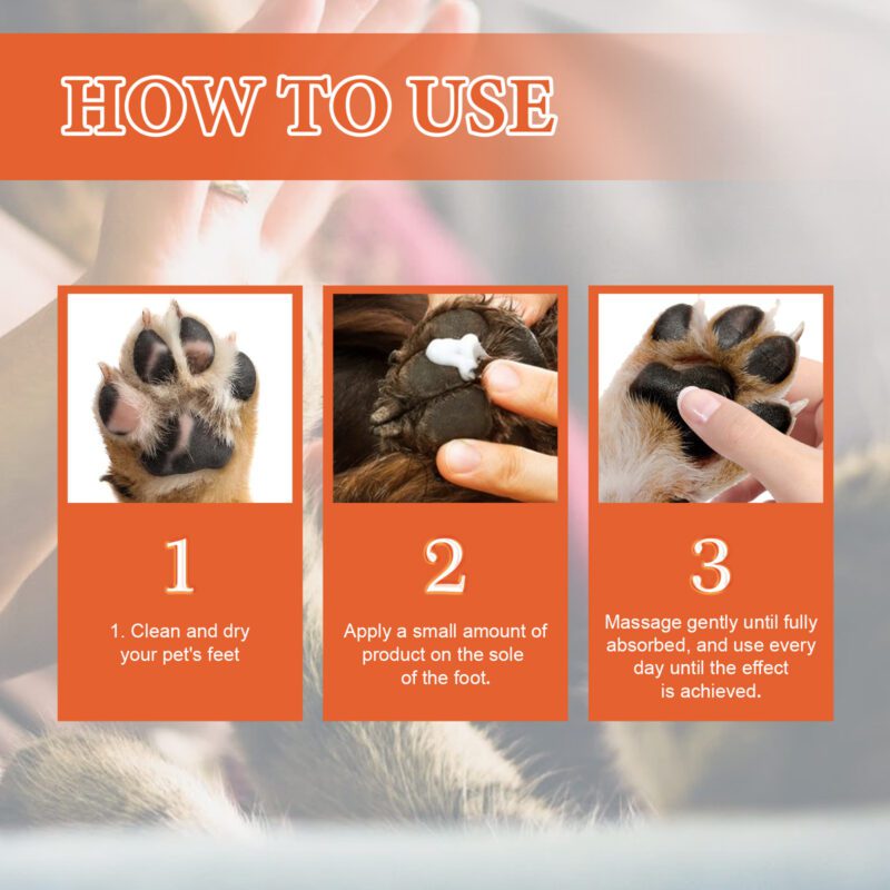 Pet Paw Care Cream for Cats & Dogs - Nourishing Foot Cream for Soles & Pads - Image 6