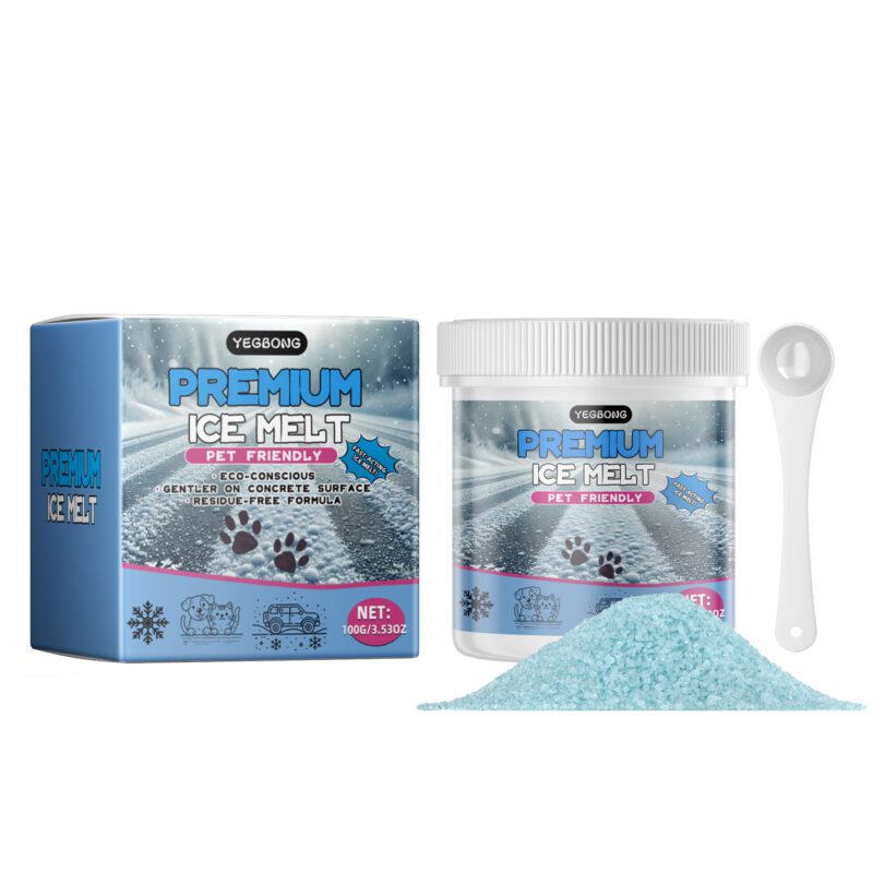 Pet Ice Melt for Cats & Dogs - Gentle Paw Pad Protection, Non-Slip Traction, Winter Snow Safety Guard