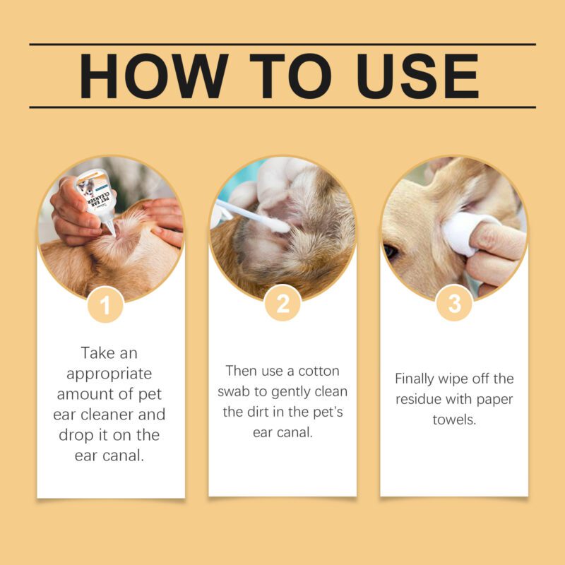 All-Purpose Pet Ear Cleaner Solution - Effective Ear Dirt Cleaning for Cats & Dogs - Image 6