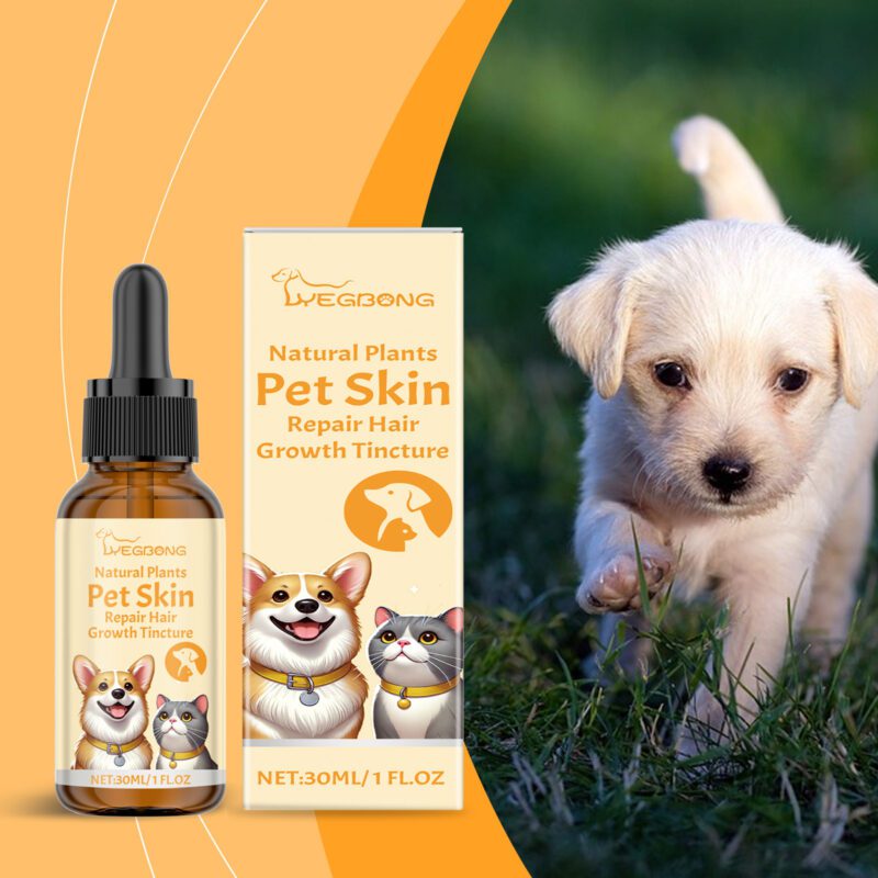 Pet Skin Repair Drops Spray for Cats & Dogs - Hair Nutrition Massage Care Skin Repair Solution - Image 2