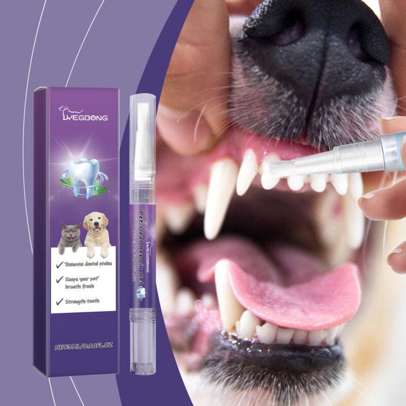 Pet Oral Repair & Cleaning Gel - Effective Tooth Stain Removal for Yellow Teeth, Daily Care Oral Gel - Image 2