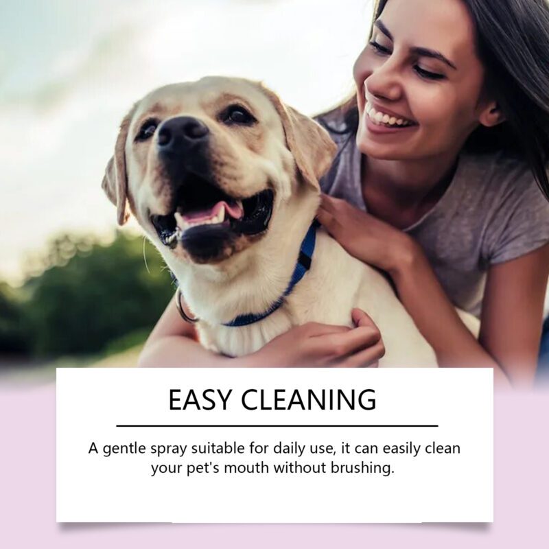 Pet Oral Care Tooth Spray - Deep Teeth Cleaning, Stain Removal & Yellow Teeth Whitening for Dogs/Cats - Image 3