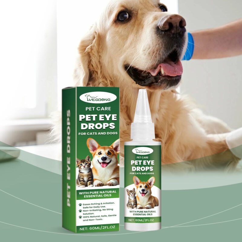 Pet Eye Drops for Dogs & Cats - Tear Stains Remover, Effective Eye Cleaning Solution for Pets - Image 2