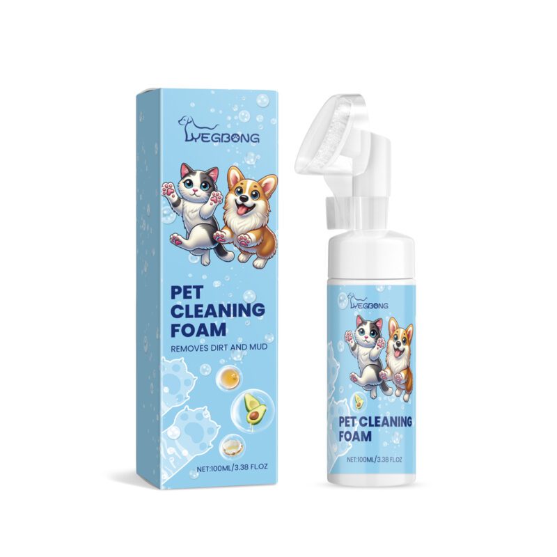 Gentle Pet Paw Foam Cleaner for Dog & Cat - Deep Clean Soles Pads Care with Mild Foam