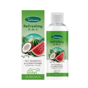 2-in-1 Dog & Cat Pet Shampoo - Long-Lasting Fragrance Deep Cleaning Body Wash for Pet Hair Care