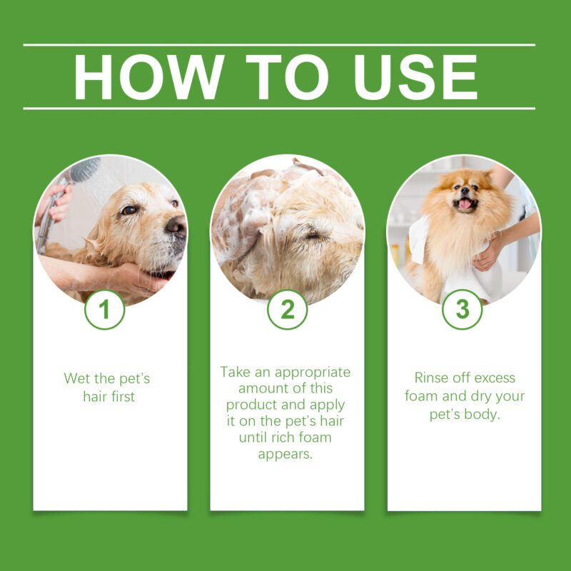 2-in-1 Dog & Cat Pet Shampoo - Long-Lasting Fragrance Deep Cleaning Body Wash for Pet Hair Care - Image 6