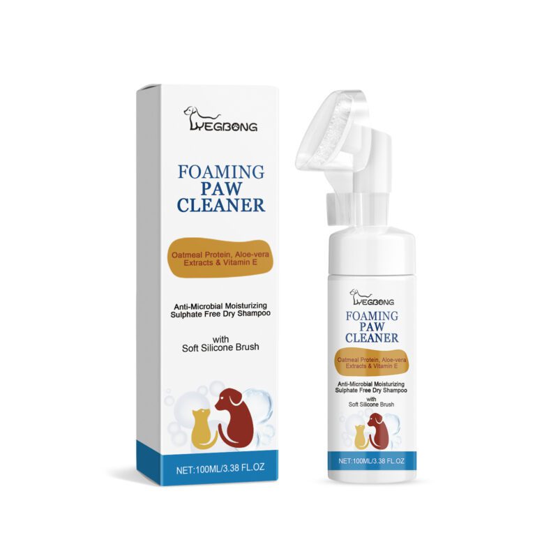Pet Paw Cleaner Foam - Deep Cleaning for Dog & Cat Paws, Gentle Care for Soles & Pads