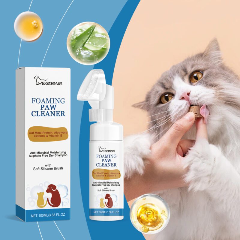 Pet Paw Cleaner Foam - Deep Cleaning for Dog & Cat Paws, Gentle Care for Soles & Pads - Image 2