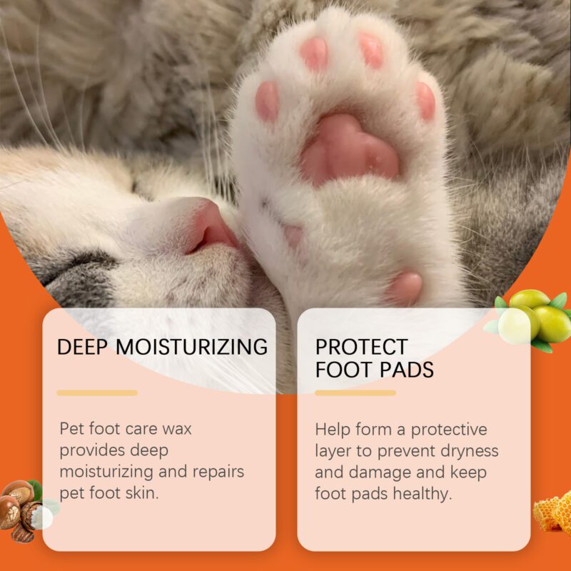 Pet Paw Balm Stick - Moisturizing, Anti-Crack & Deeply Softening Foot Care Cream for Dogs & Cats - Image 4