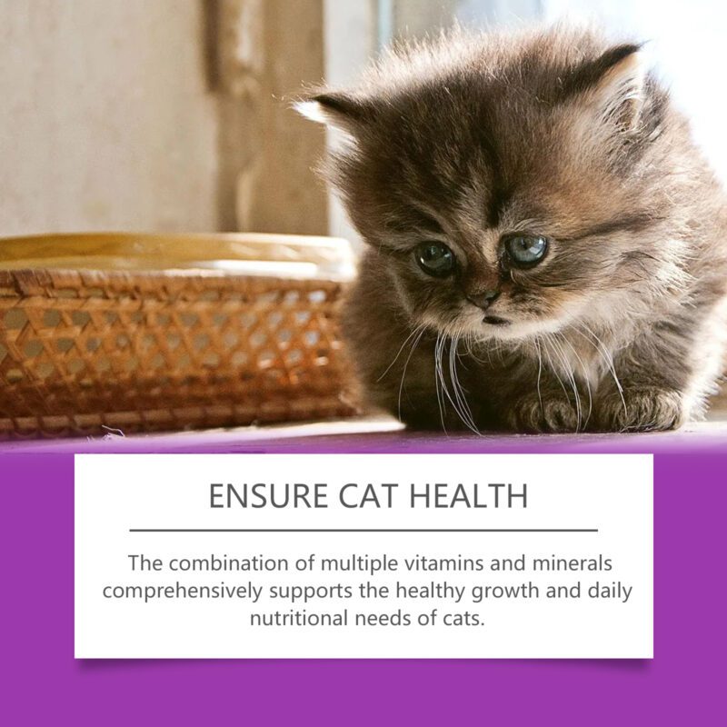 Cat Vitamin Drops Daily Care Supplements - Supports Physical Discomfort Relief, Essential Pet Vitamins - Image 4