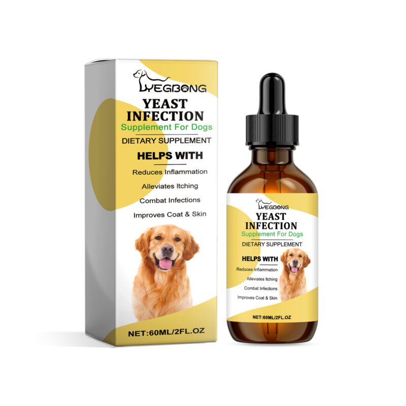 Pet Herbal Yeast Supplement - Soothing Natural Skin Care for External Pet Dermatological Relief