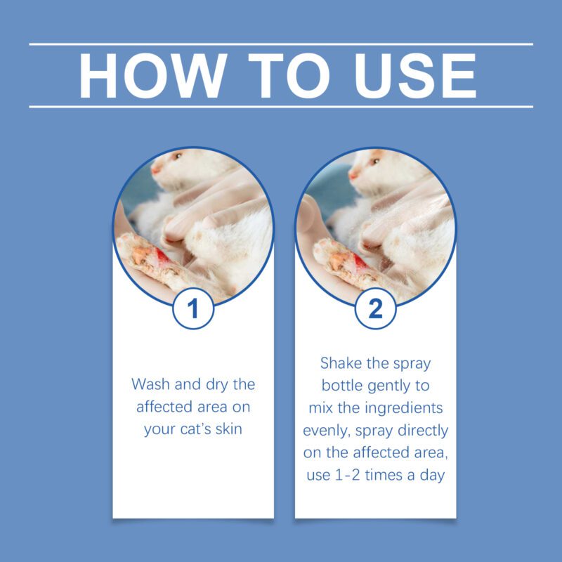 Cat Skin Care Spray - Gentle Soothing Formula for Relieving Itching, Pet Skin Discomfort & Whole Body Care - Image 6