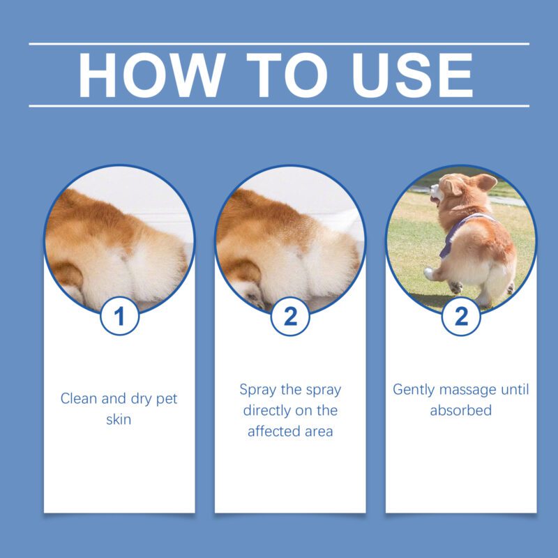 Dog Anal Gland Deodorizing Spray - Mild Formula for Fresh, Clean Post-Potty Odor Removal & Gentle Care - Image 6