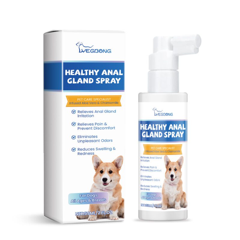 Dog Anal Gland Deodorizing Spray - Mild Formula for Fresh, Clean Post-Potty Odor Removal & Gentle Care