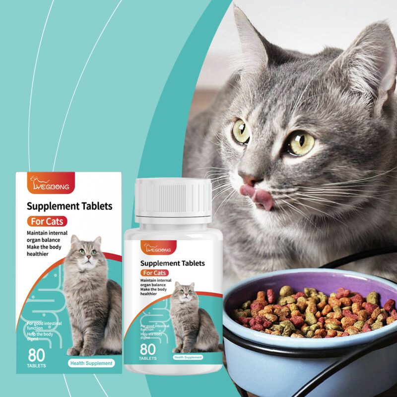 Cat Probiotic Tablets - Enhance Intestinal Health, Balance Digestion & Absorption, Premium Pet Nutritional Supplement - Image 2