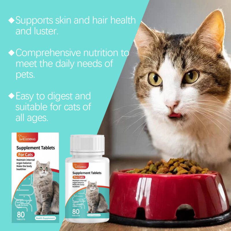 Cat Probiotic Tablets - Enhance Intestinal Health, Balance Digestion & Absorption, Premium Pet Nutritional Supplement - Image 4
