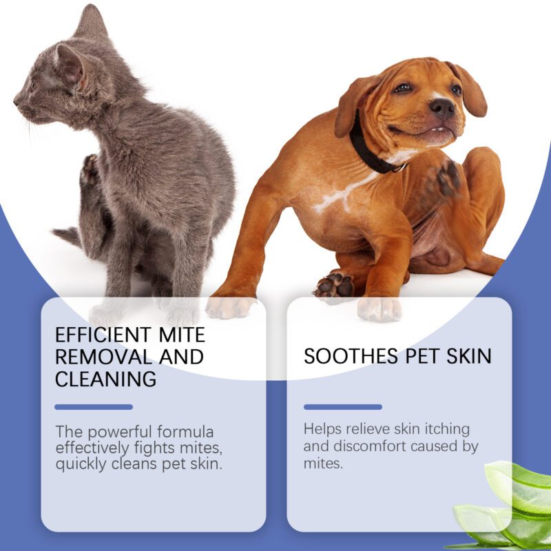 Pet Anti-Mite Cream with Mild Ingredients - Effective Skin Deworming for Cats & Dogs, Promotes Healthy Skin - Image 3
