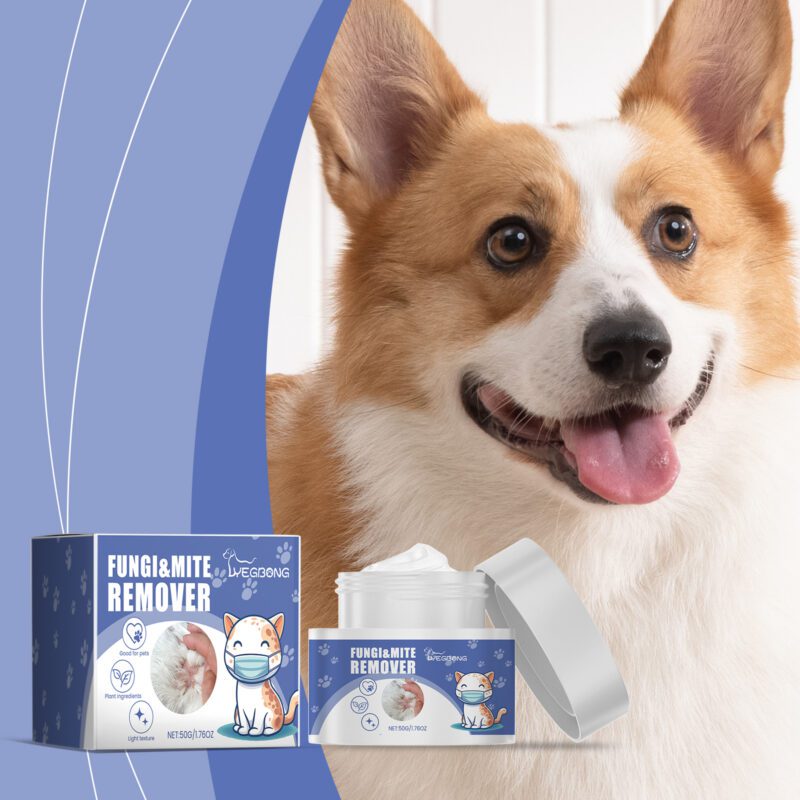 Pet Anti-Mite Cream with Mild Ingredients - Effective Skin Deworming for Cats & Dogs, Promotes Healthy Skin - Image 2