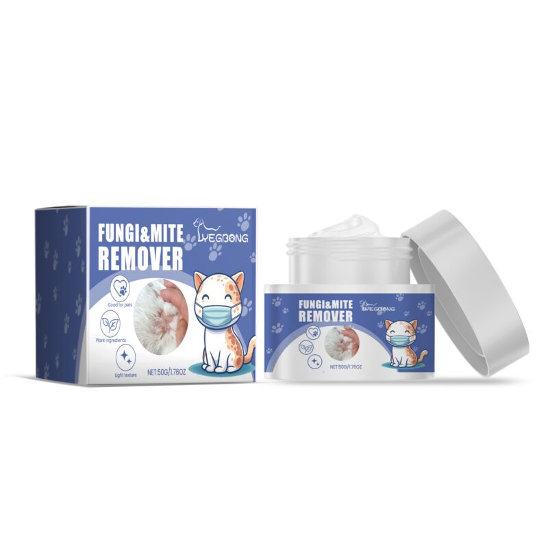 Pet Anti-Mite Cream with Mild Ingredients - Effective Skin Deworming for Cats & Dogs, Promotes Healthy Skin
