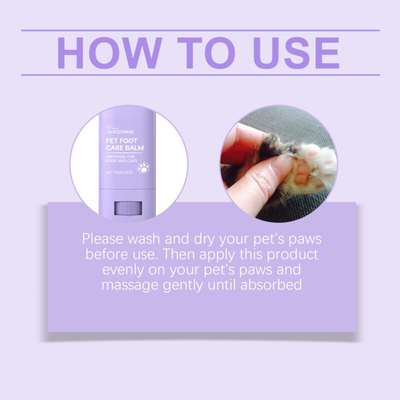 Pet Paw & Foot Moisturizing Cream - Daily Care for Dogs & Cats Paws - Image 6