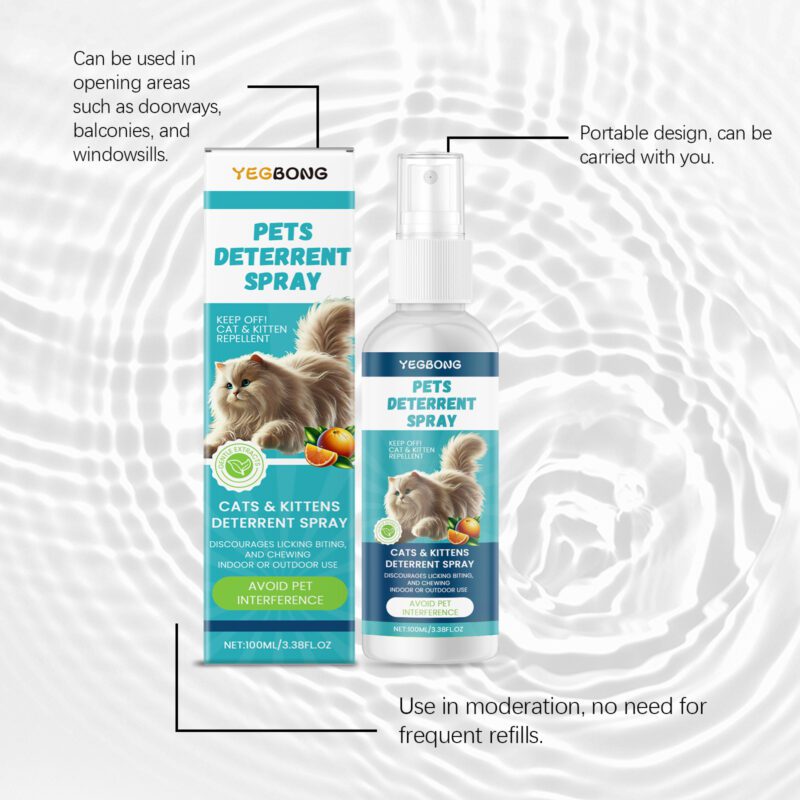 Effective Cat Anti-Scratch Spray - Indoor Furniture & Sofa Protection, Exclusion Zone Setup to Prevent Pet Scratching - Image 3