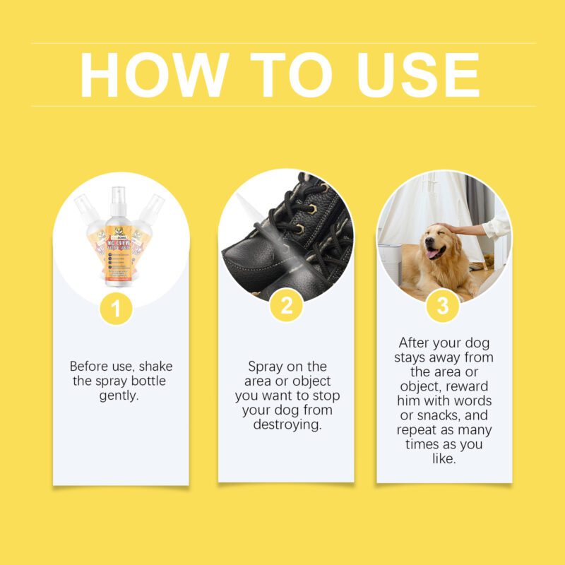 Effective Pet Anti-Chew Bitter Spray for Indoor Use - Stops Biting & Scratching on Sofas, Safe for Cats Dogs - Image 6