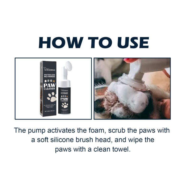 Gentle Pet Paw Cleaner for Dog & Cat - Effective Paw Cleaning & Foot Care Solution for Quick, Mess-Free Post-Walk Cleanup - Image 6