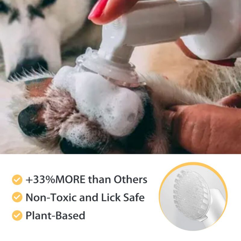 Gentle Pet Paw Cleaner for Dog & Cat - Effective Paw Cleaning & Foot Care Solution for Quick, Mess-Free Post-Walk Cleanup - Image 4