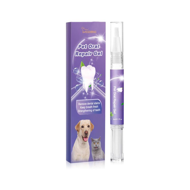 Pet Oral Care Gel (1pc) - Deeply Cleans Dog & Cat Teeth Stains, Freshens Breath & Promotes Oral Hygiene