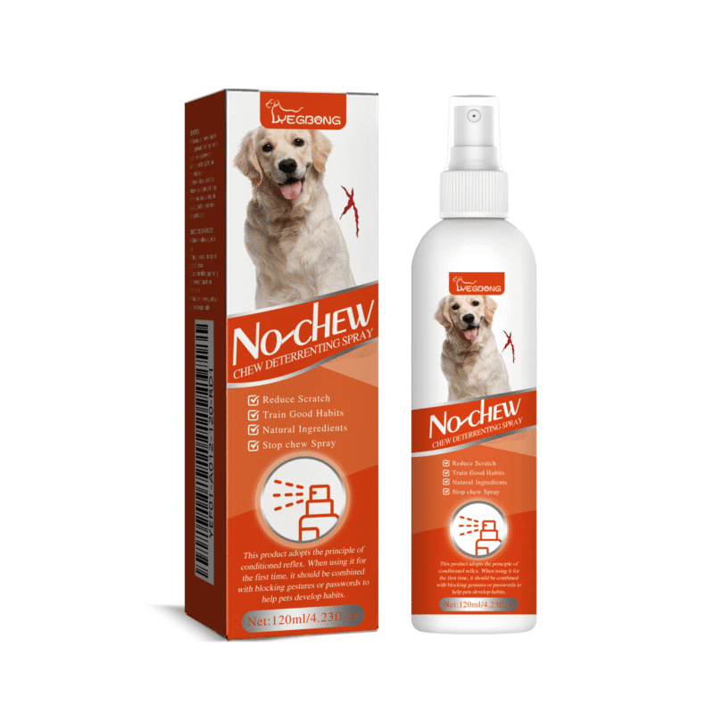 Pet Anti-Chew & Anti-Scratch Spray - Behavior Modification Training Spray for Cats and Dogs