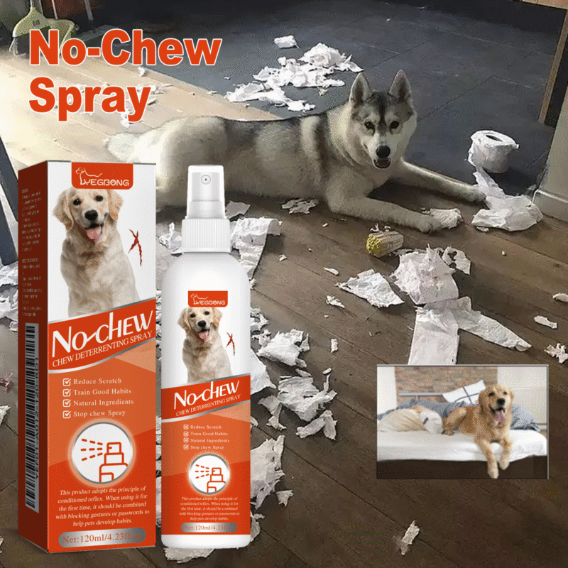 Pet Anti-Chew & Anti-Scratch Spray - Behavior Modification Training Spray for Cats and Dogs - Image 2
