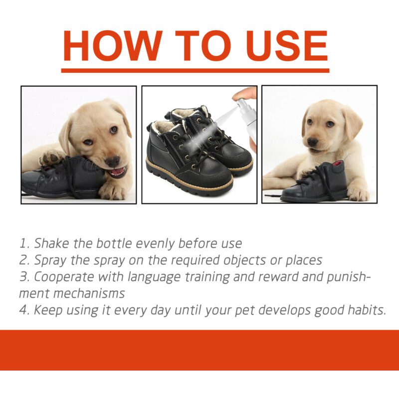 Pet Anti-Chew & Anti-Scratch Spray - Behavior Modification Training Spray for Cats and Dogs - Image 6