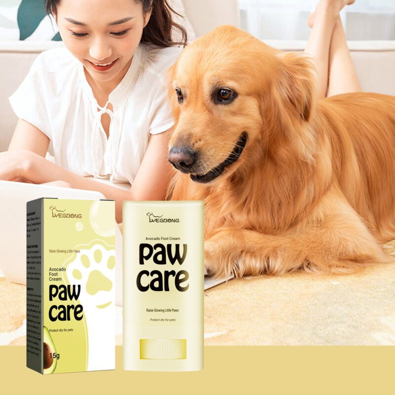 Pet Avocado Intensive Moisturizing Foot Cream for Cats & Dogs - Paw Cleaning, Hydrating & Anti-Crack Care - Image 2