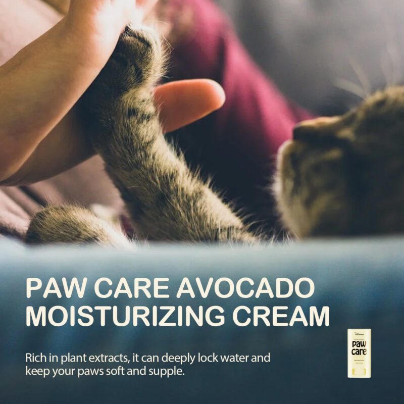 Pet Avocado Intensive Moisturizing Foot Cream for Cats & Dogs - Paw Cleaning, Hydrating & Anti-Crack Care - Image 3