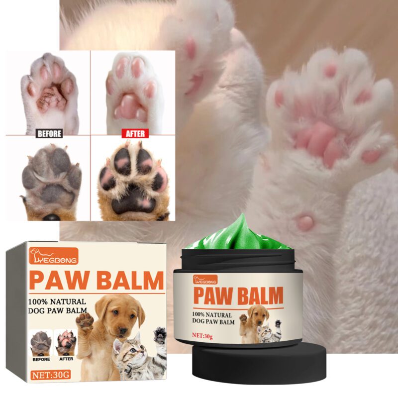 Pet Paw Care Cream for Cats & Dogs - Moisturizing & Anti-Dry Crack Foot Pad Hydration Cream - Image 2