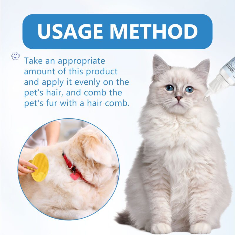 Nourishing Pet Leave-In Hair Serum for Cats & Dogs - Fluffy, Soft & Fragrant Coat Care - Image 6
