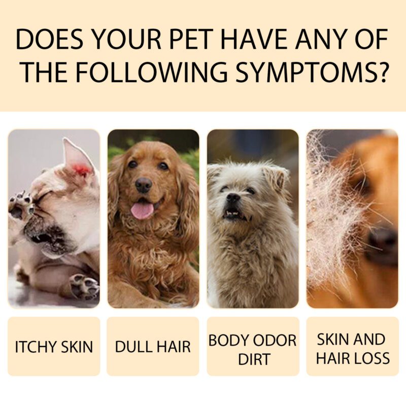 Gentle Cleansing Pet Shampoo for Cats & Dogs - Leaves Fur Silky Smooth & Tangle-Free (100g) - Image 3