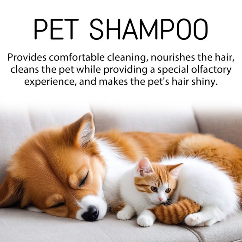 Gentle Cleansing Pet Shampoo for Cats & Dogs - Leaves Fur Silky Smooth & Tangle-Free (100g) - Image 4