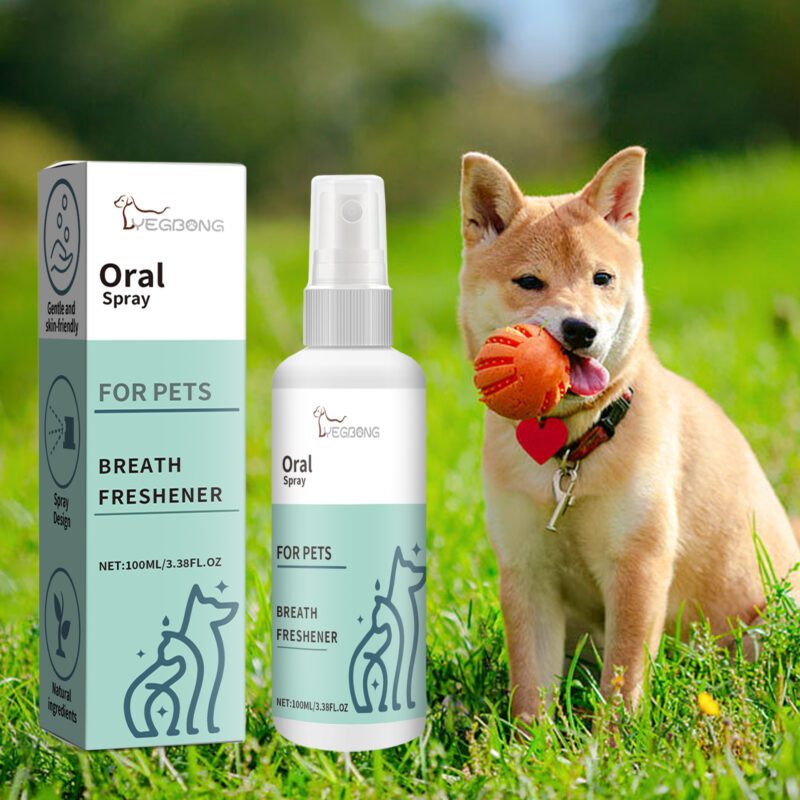 Pet Mint Fresh Breath Spray - Eliminate Dog Bad Breath, Oral Care for Long-Lasting Freshness - Image 2