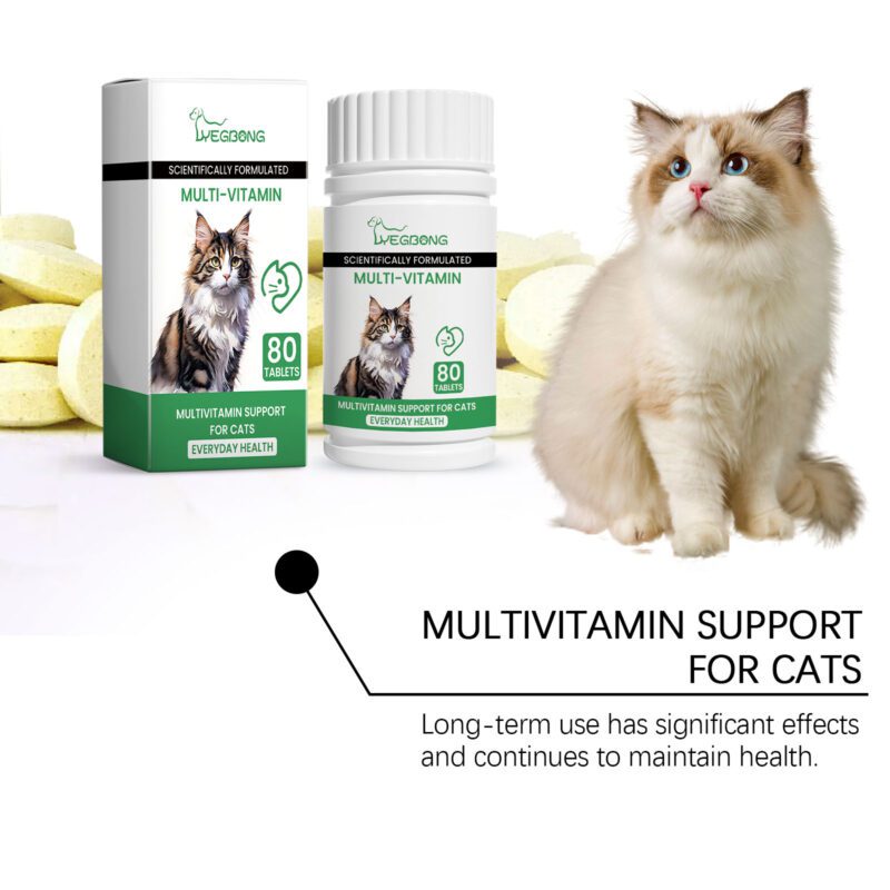 Premium Cat Multivitamin Tablets - Complete Vitamin & Micronutrient Nutritional Supplement for Cats - Image 4
