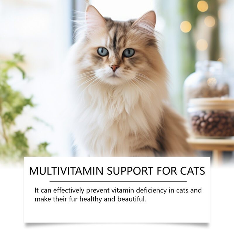 Premium Cat Multivitamin Tablets - Complete Vitamin & Micronutrient Nutritional Supplement for Cats - Image 3