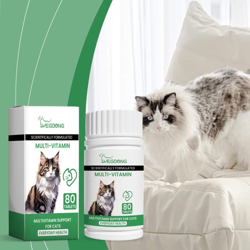 Premium Cat Multivitamin Tablets - Complete Vitamin & Micronutrient Nutritional Supplement for Cats - Image 2