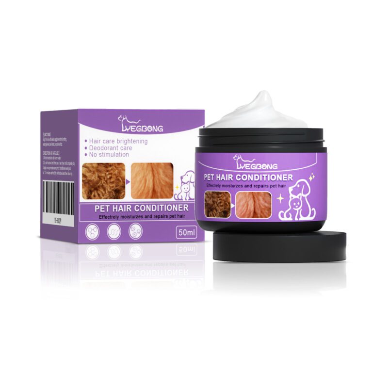 Yegbong Pet Hair Conditioner - Fluffy Silky Soft, Tangle-Free Nourishing Hair Cream for Pets
