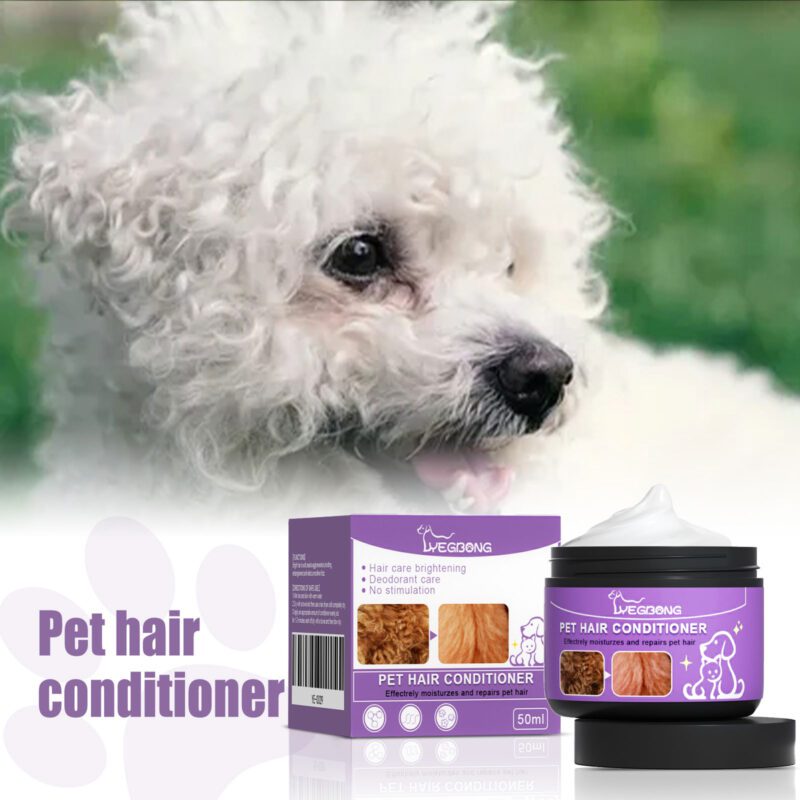Yegbong Pet Hair Conditioner - Fluffy Silky Soft, Tangle-Free Nourishing Hair Cream for Pets - Image 2