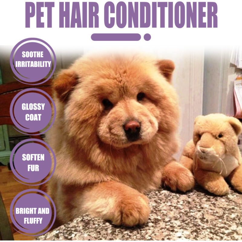 Yegbong Pet Hair Conditioner - Fluffy Silky Soft, Tangle-Free Nourishing Hair Cream for Pets - Image 3