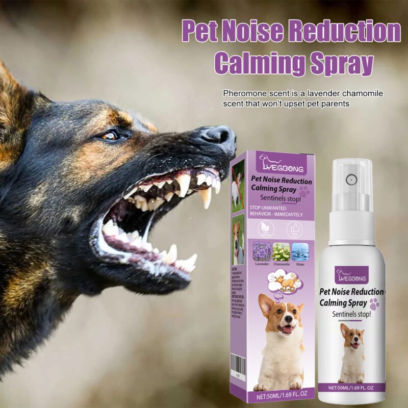 Yegbong Pet Noise Reduction & Calming Spray - Prevent Stress, Soothe Anxiety, Reduce Barking/Whining for Calmer Pets - Image 2