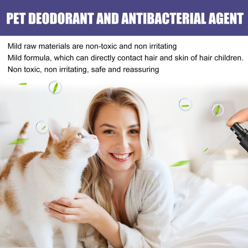 Pet Deodorant Spray for Dogs & Cats - Eliminate Urine, Body & Feces Odors, Fresh Clean Air - Image 4