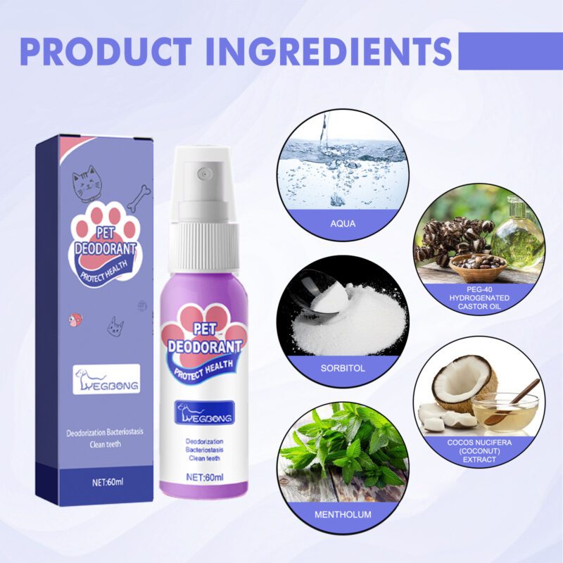 Pet Oral Care Spray - Cat & Dog Mouth Cleaner, Bad Breath Eliminator, Fresh Breath Freshener Spray for Pets - Image 5
