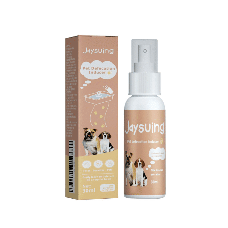 Jaysuing Effective Pet Potty Training Spray - Quick-Acting Defecation Inducer for Spot Training & Toilet Habit Induction